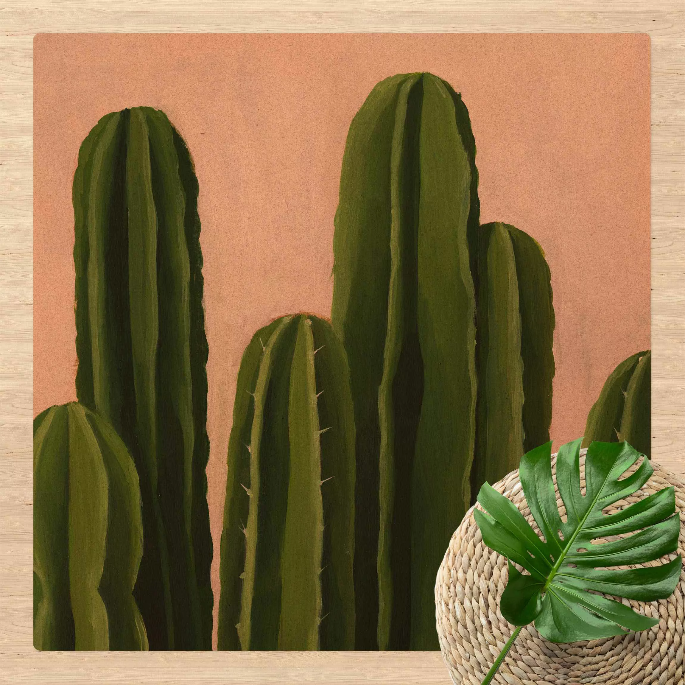 Kork-Teppich Lieblingspflanzen - Kaktus günstig online kaufen