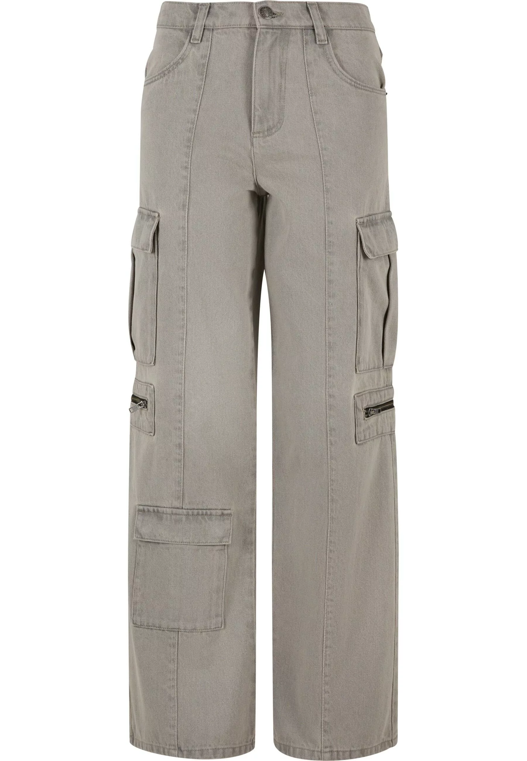 URBAN CLASSICS Cargohose "Urban Classics Ladies Loose Utility Denim Pants", günstig online kaufen