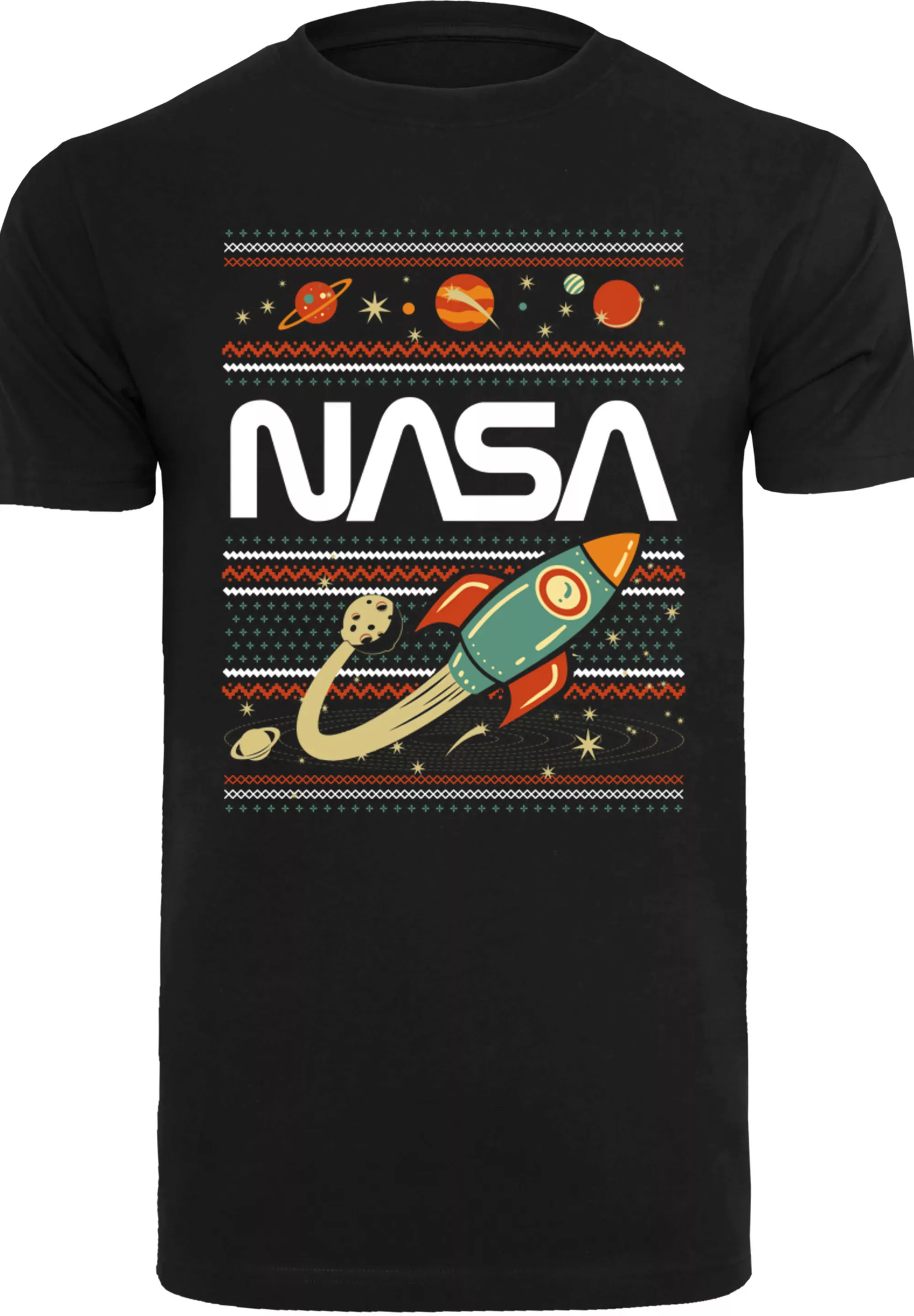 F4NT4STIC T-Shirt "NASA Fair Isle", Herren,Premium Merch,Regular-Fit,Basic, günstig online kaufen