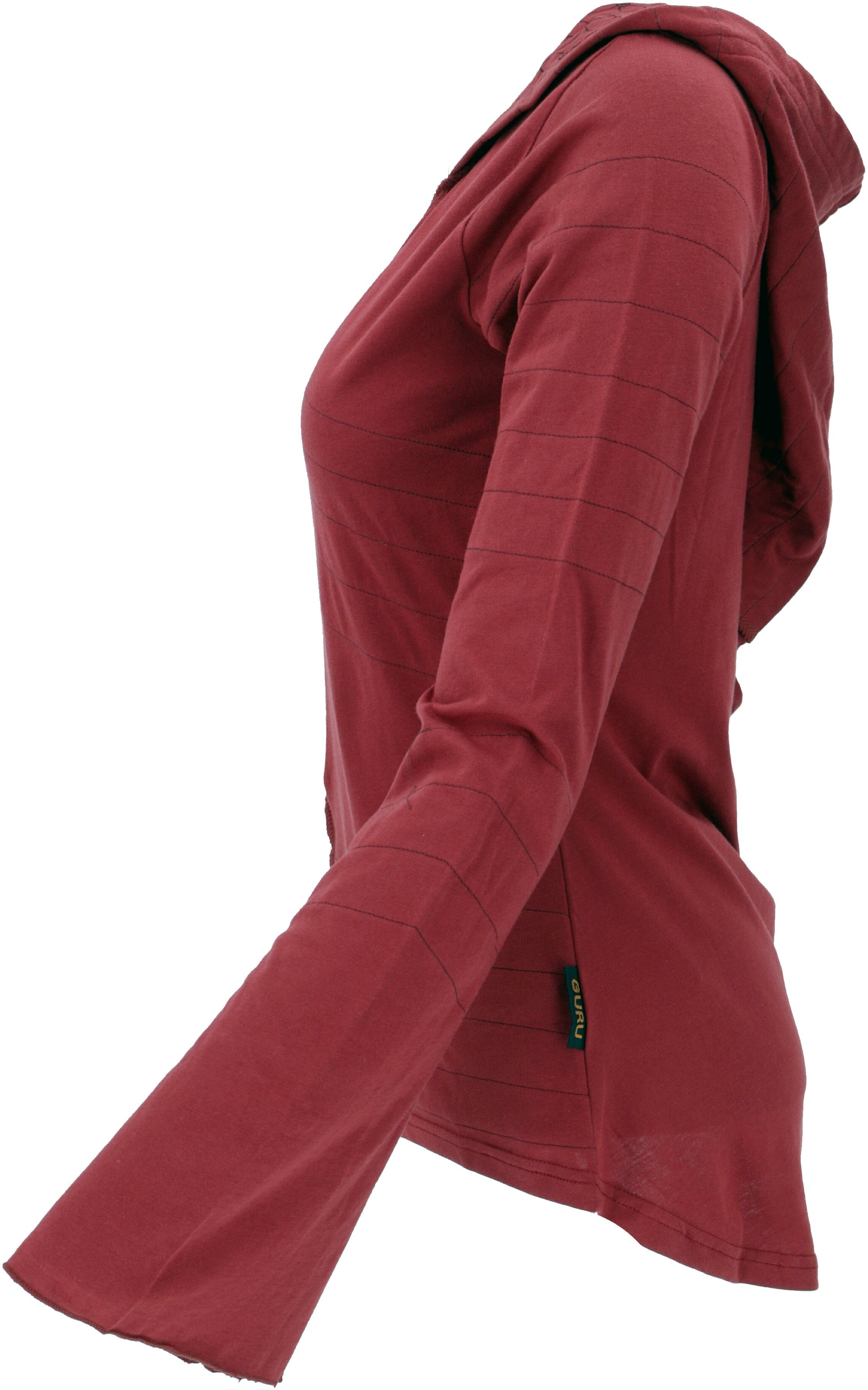 Guru-Shop Longsleeve Elfen Hoody, Langarmshirt, Pixi günstig online kaufen