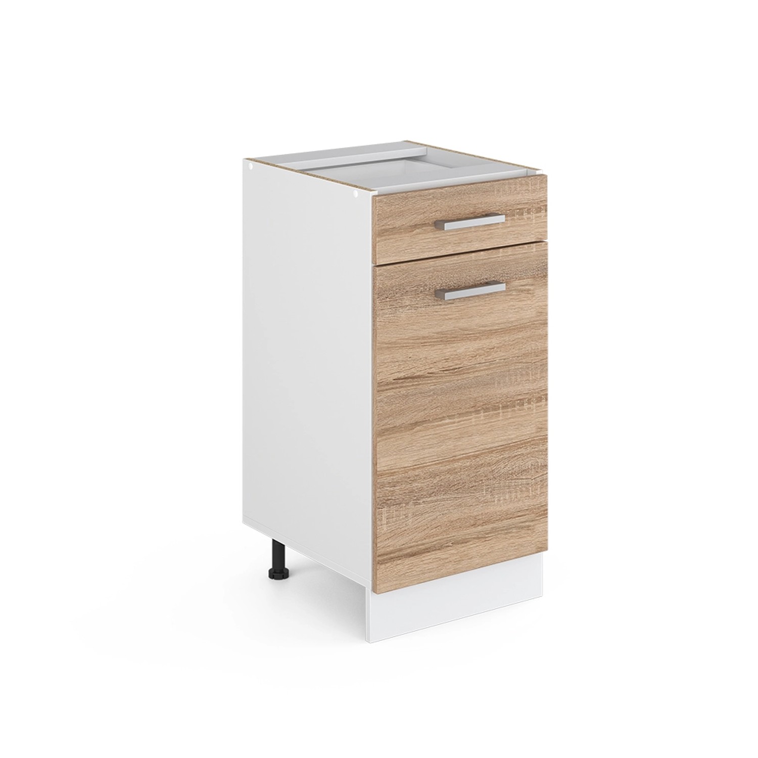 Vicco Unterschrank R-Line, Sonoma/Weiß, 40 cm günstig online kaufen