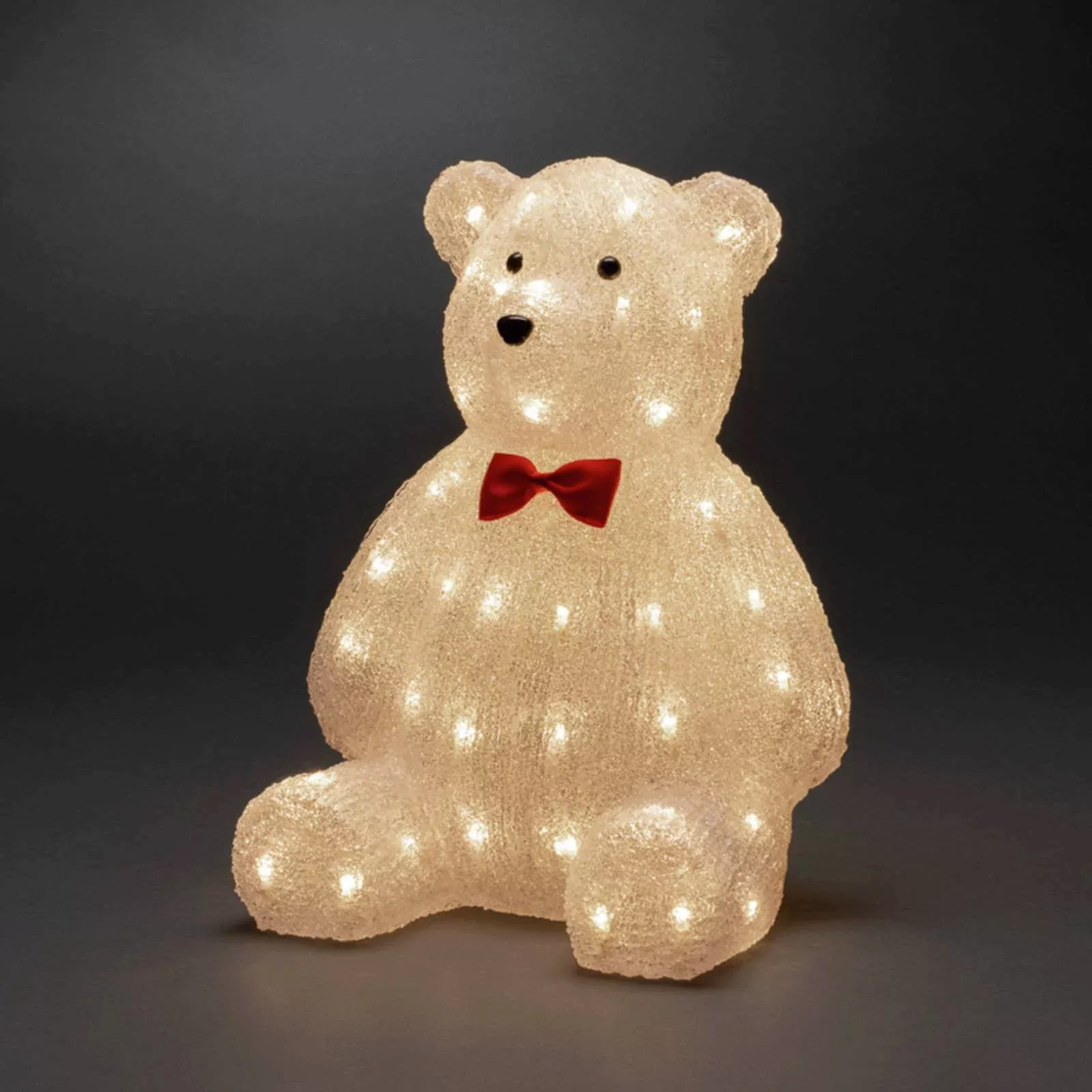 LED-Dekofigur Teddybär klar IP44 Höhe 38 cm günstig online kaufen