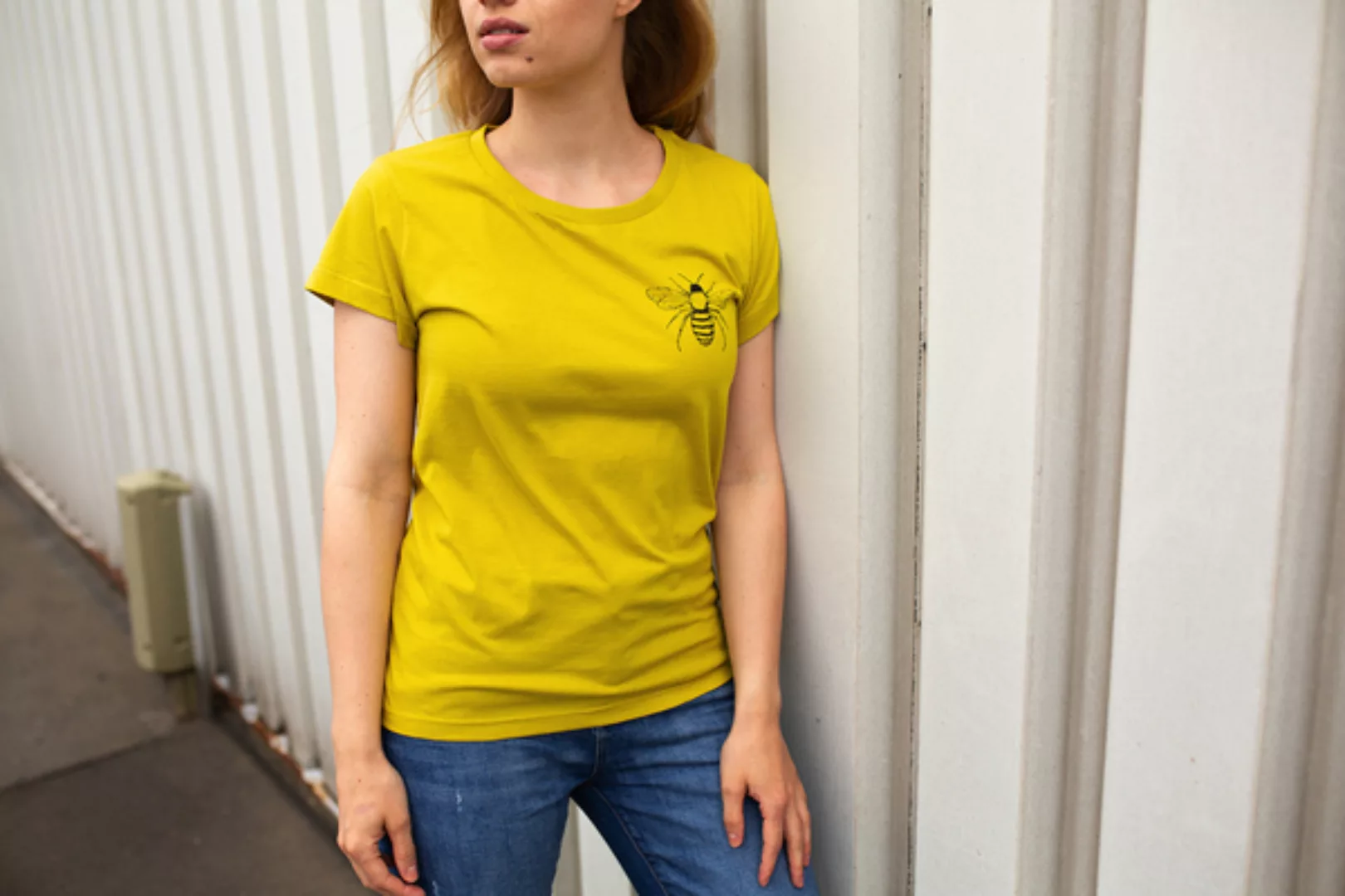 Biene Frauen Basic Shirt Aus Biobaumwolle / Ilp7 günstig online kaufen