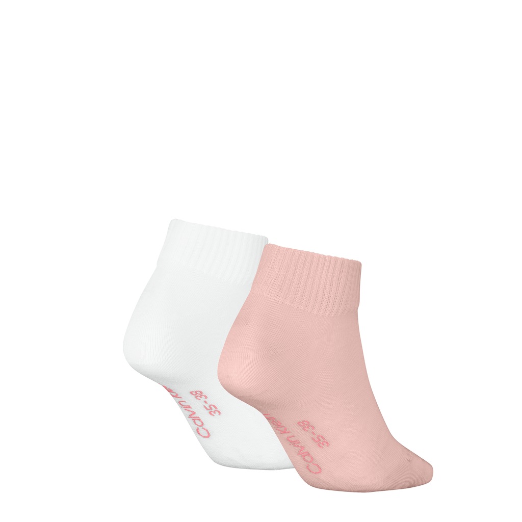 Calvin Klein Jeans Socken "CKJ WOMEN QUARTER 2P MONOGRAM", (2 Paar), mit Lo günstig online kaufen