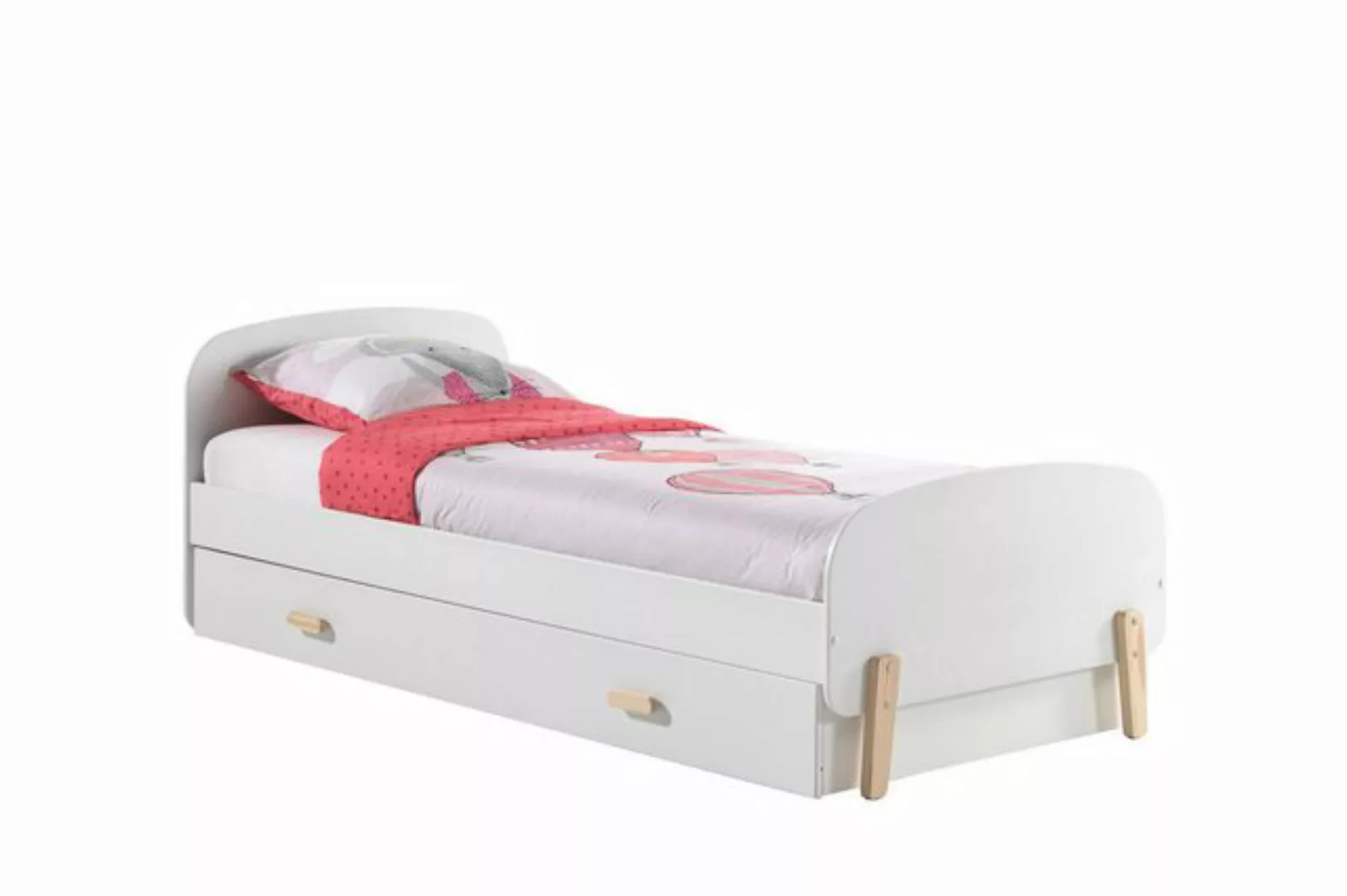 58 aufm Kessel Kinderbett Einzelbett Karilynn 206x95x73 Kinderbett MDF+Mass günstig online kaufen