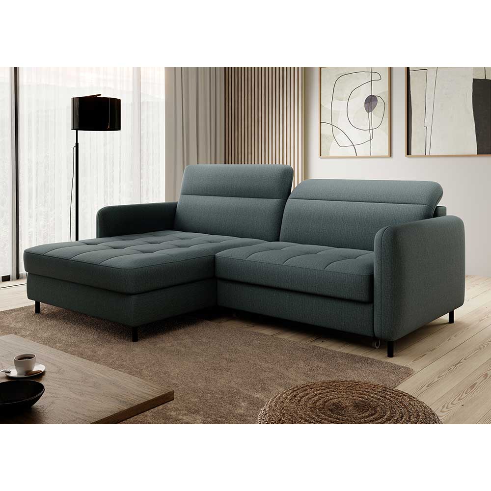 Ecksofa Sofa mit Schlaffunktion und Armlehnen günstig online kaufen