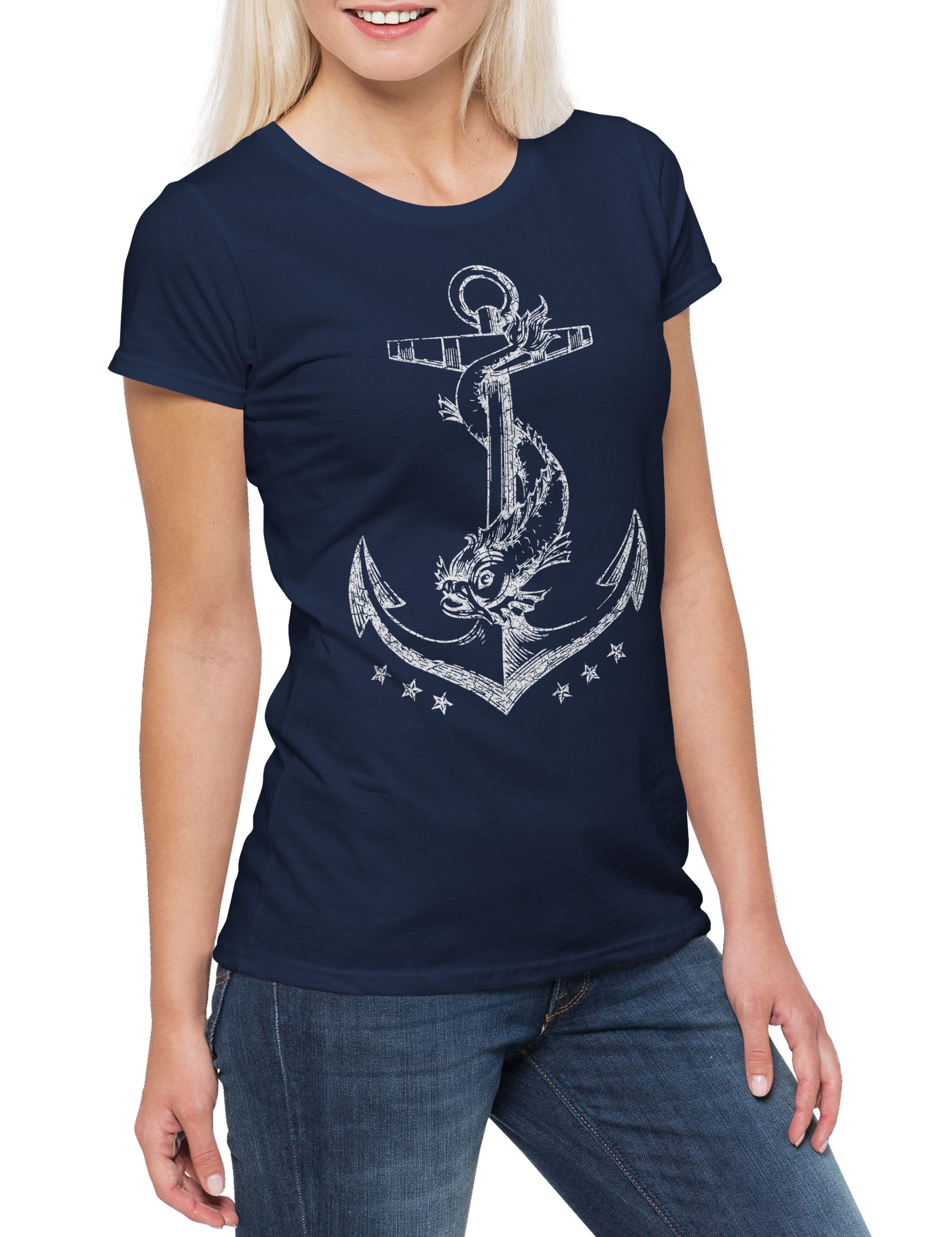 Urban Backwoods Print-Shirt Anchor II Damen günstig online kaufen