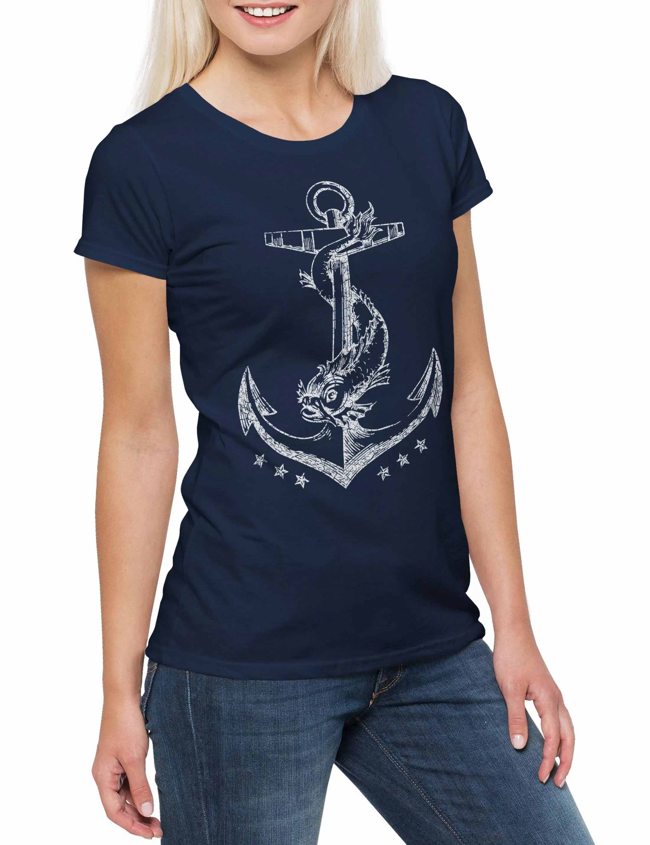 Urban Backwoods Print-Shirt Anchor II Damen günstig online kaufen