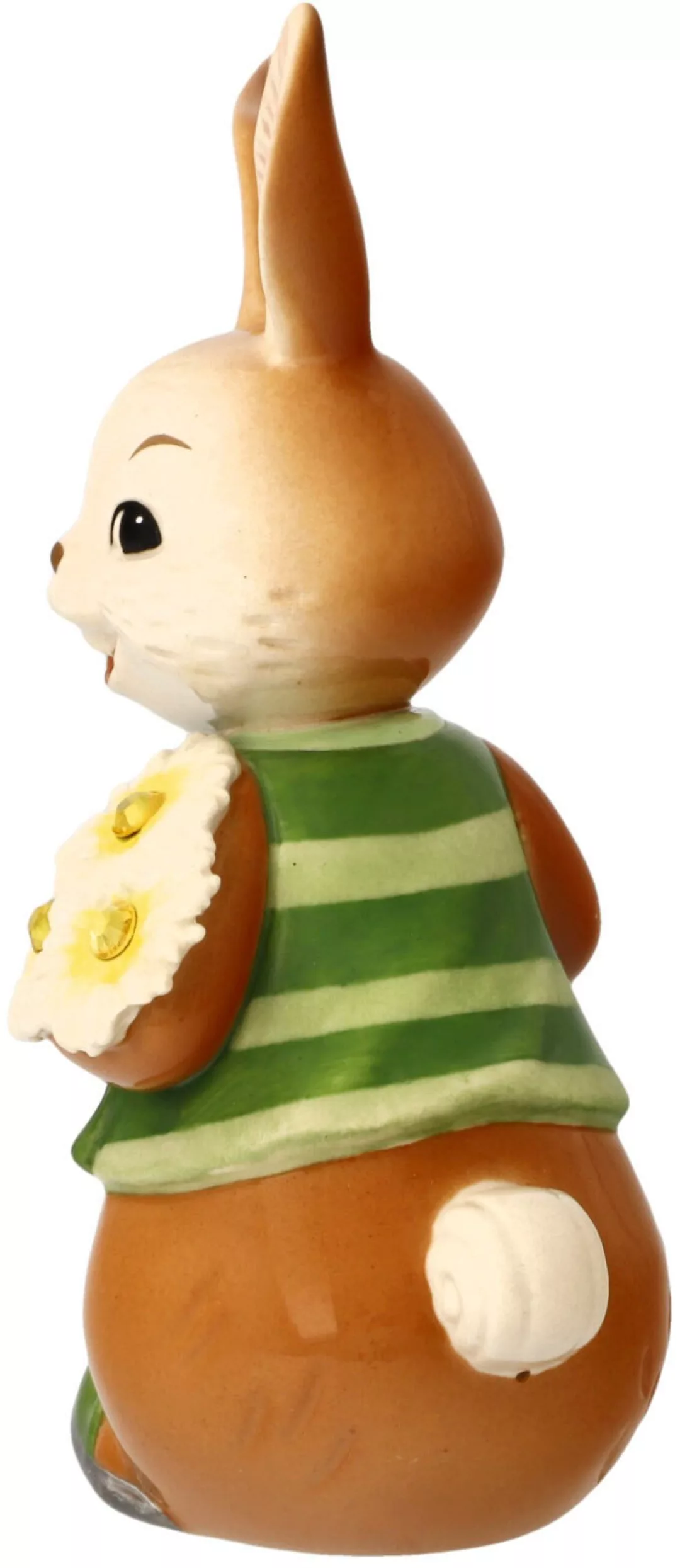 Goebel Osterhase "Schön, dass Du da bist", Sammelfigur, Hasenjunge mit Gäns günstig online kaufen