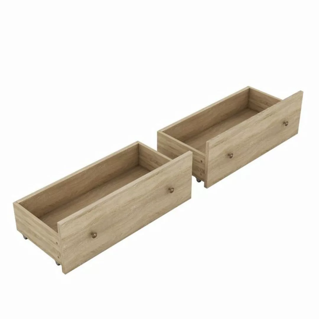 OKWISH Bett Doppelbett, Kingsize-Plattformbett, Holzbett, Lagerungsbett (Ko günstig online kaufen