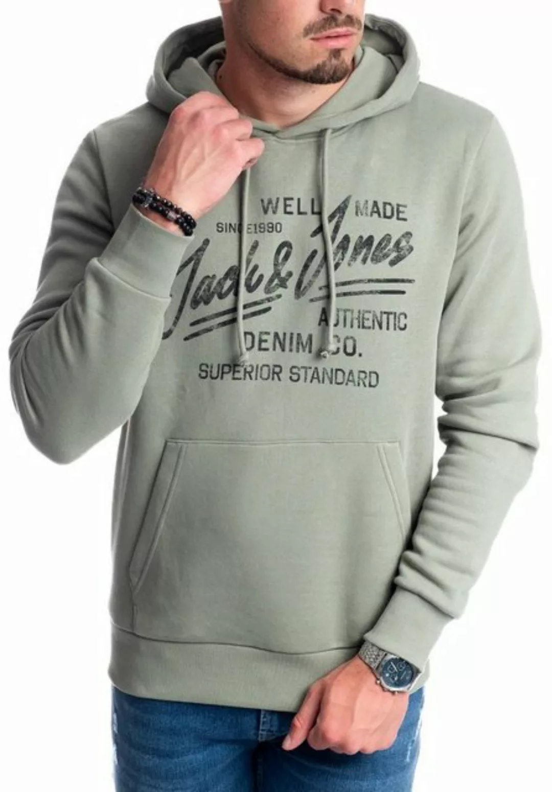 Jack & Jones Kapuzensweatshirt mit Kängurutasche günstig online kaufen