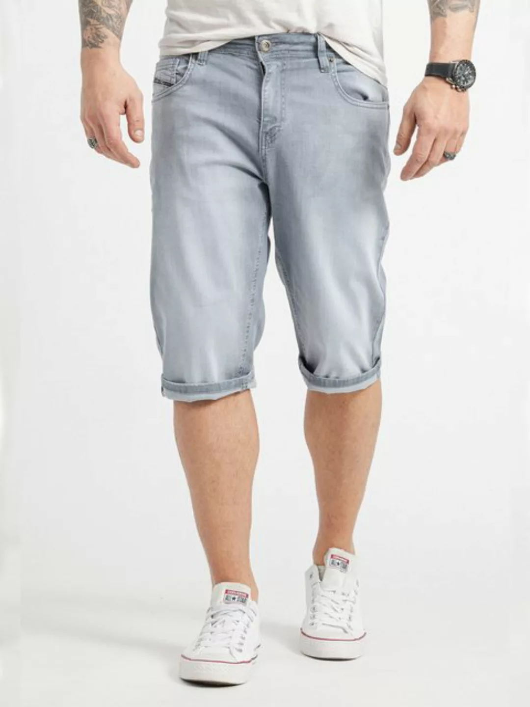 Rock Creek Bermudas Herren Shorts Jeansshorts Denim Hellblau RC-2426 günstig online kaufen