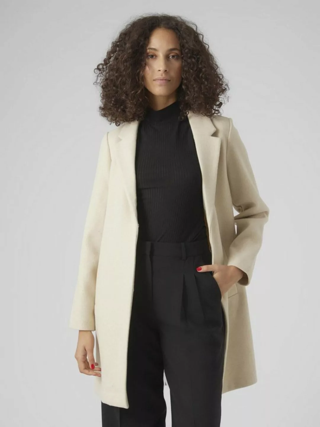 Vero Moda Langmantel VMPOP COAT ENT günstig online kaufen