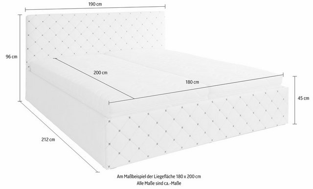 Westfalia Schlafkomfort Polsterbett ""Davos", OTTOs Choice Topseller", inkl günstig online kaufen