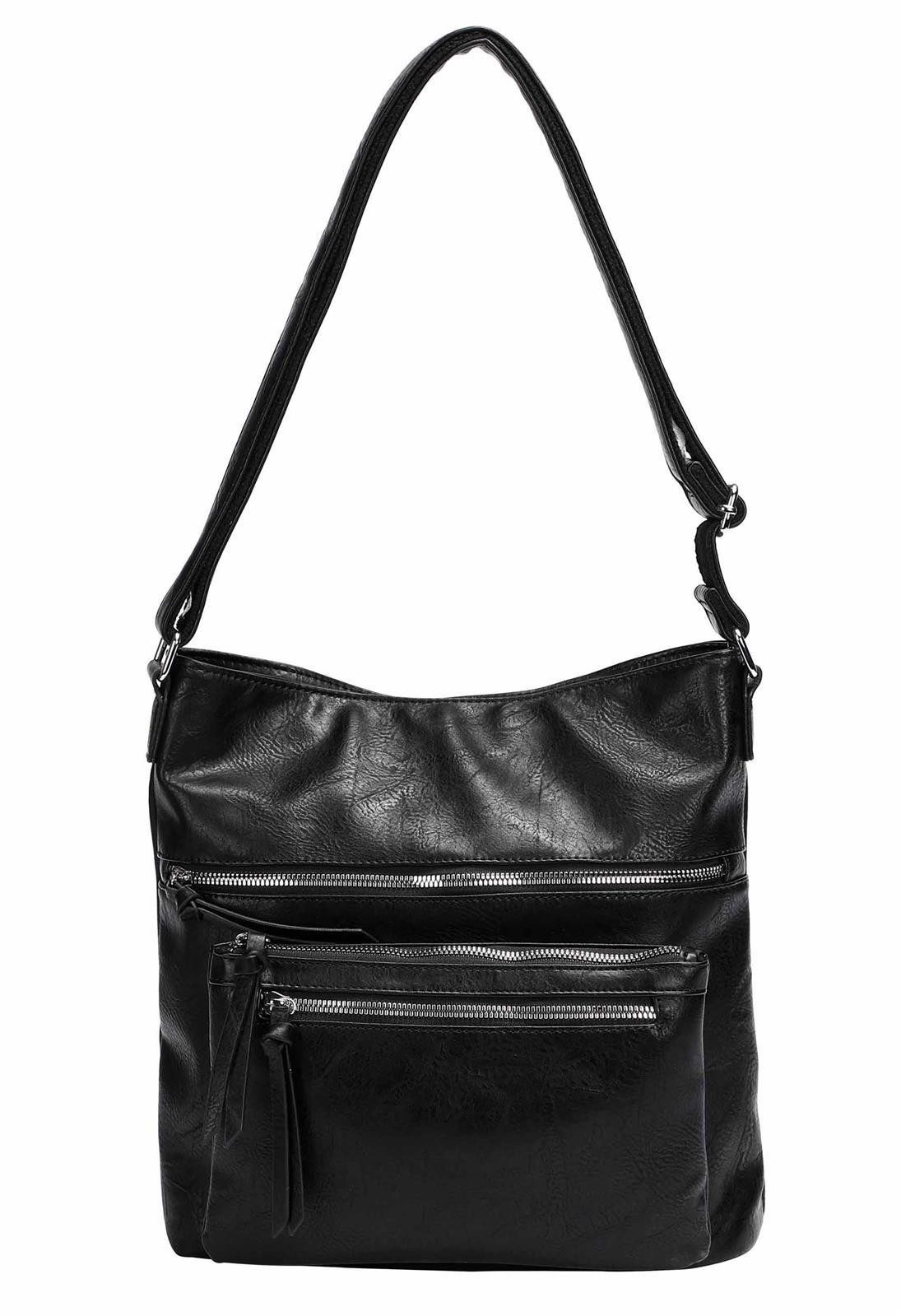ITALYSHOP24 Schultertasche Damen Tasche Umhängetasche Shopper günstig online kaufen