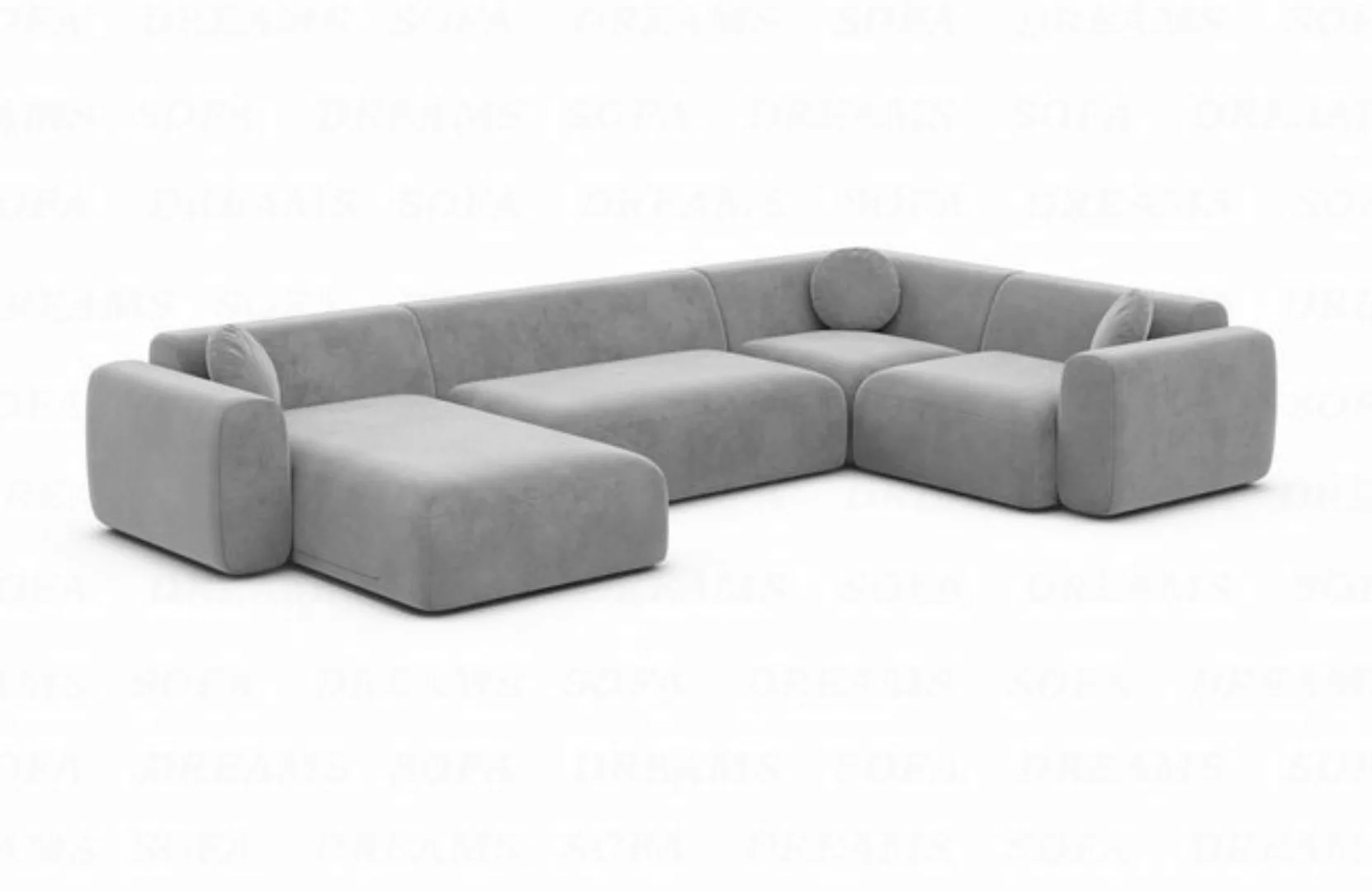 Sofa Dreams Wohnlandschaft Stoff Sofa Wohnlandschaft Cortegada U Form Polst günstig online kaufen