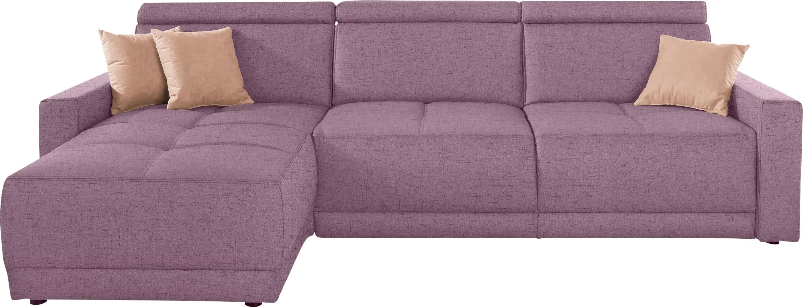 DOMO collection Ecksofa "Ava L-Form", mit Recamiere, Federkern wahlweise mi günstig online kaufen