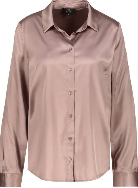 Monari Blusenshirt Satin-Bluse milk chocolate günstig online kaufen