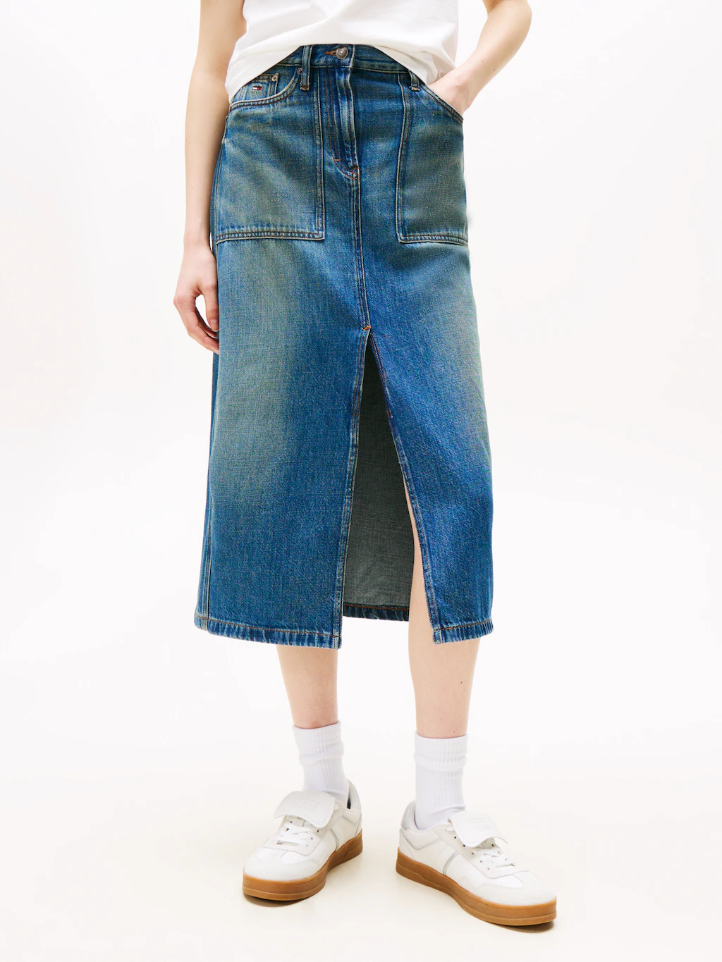 Tommy Jeans Jeansrock "CLAIRE MIDI SKIRT UTILITY CI2037" günstig online kaufen