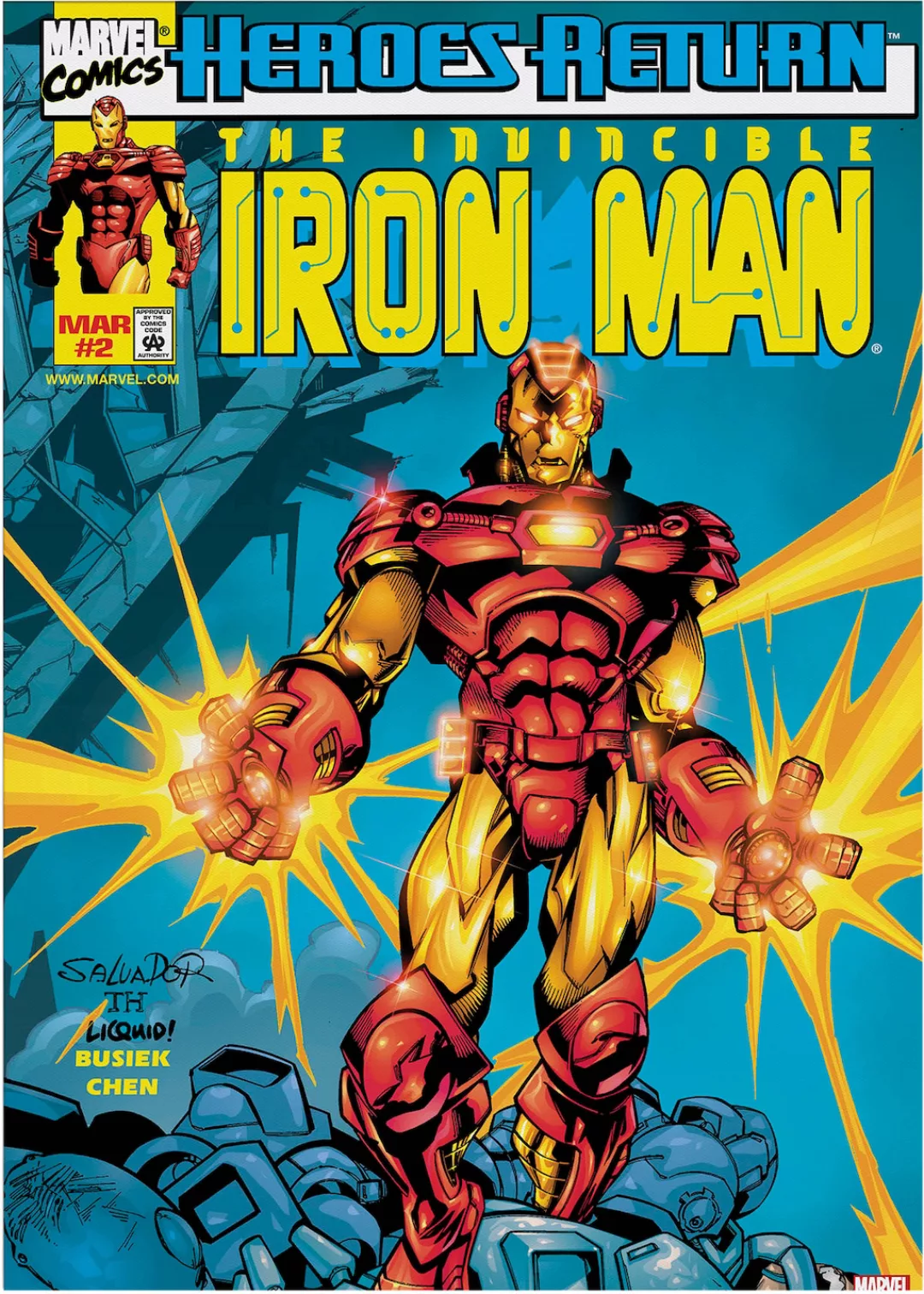 MARVEL Leinwandbild "The Invincible Iron Man", (1 St.) günstig online kaufen