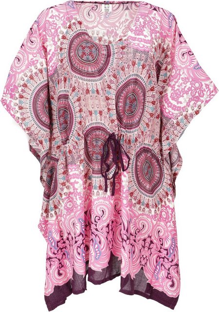 Guru-Shop Longbluse Poncho, Mandala Tunika, Boho Kaftan, Kurzarm.. alternat günstig online kaufen