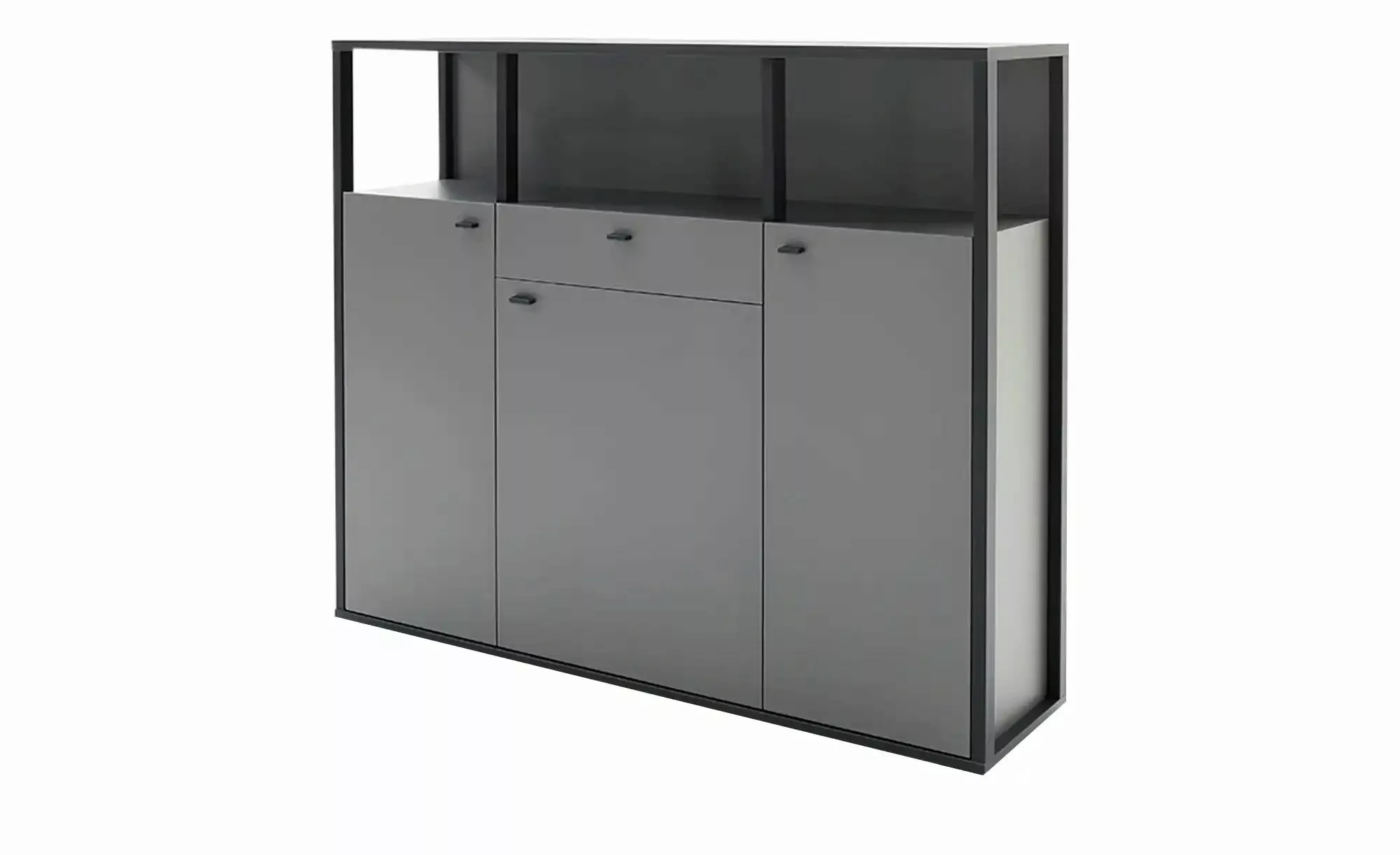 Highboard  Cadros ¦ grau ¦ Maße (cm): B: 145 H: 121 T: 37 Kommoden & Sidebo günstig online kaufen