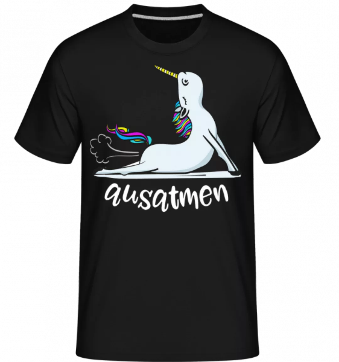 Ausatmen Einhorn Yoga · Shirtinator Männer T-Shirt günstig online kaufen