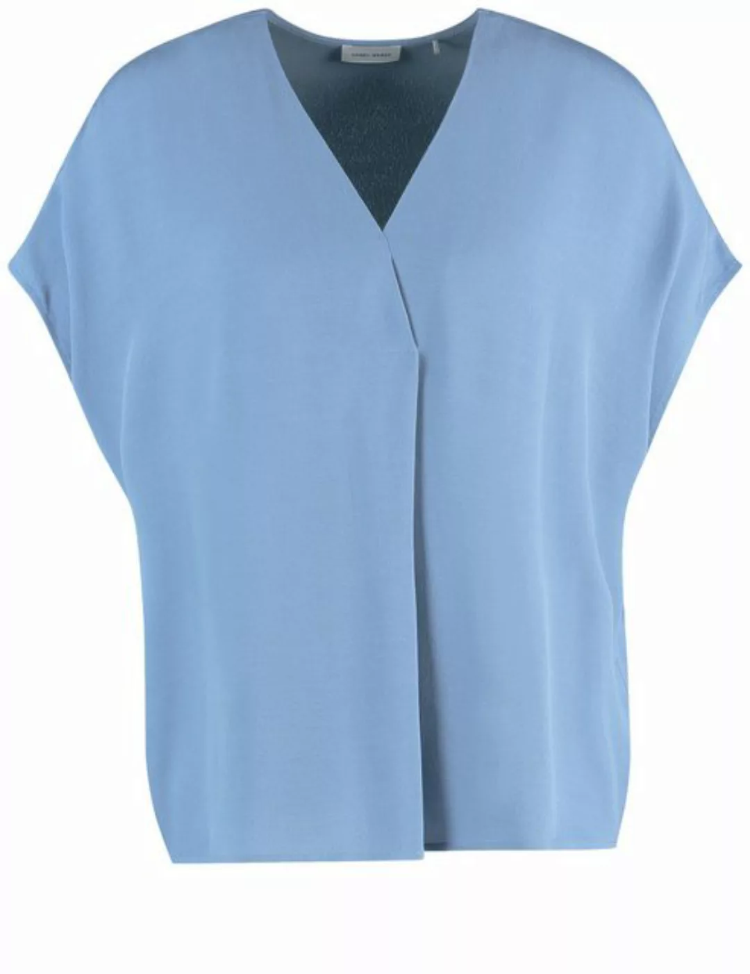 GERRY WEBER Klassische Bluse Fließendes Blusenshirt mit Faltendetail günstig online kaufen