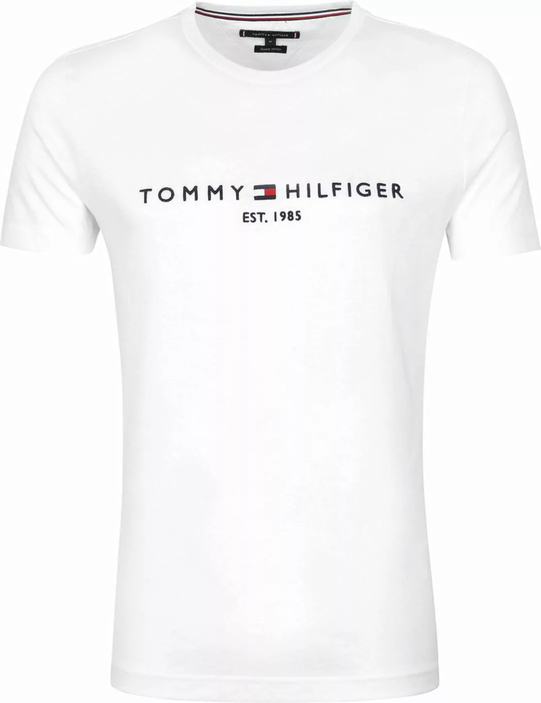 Tommy Hilfiger Logo T-Shirt Weiß - Größe XXL günstig online kaufen