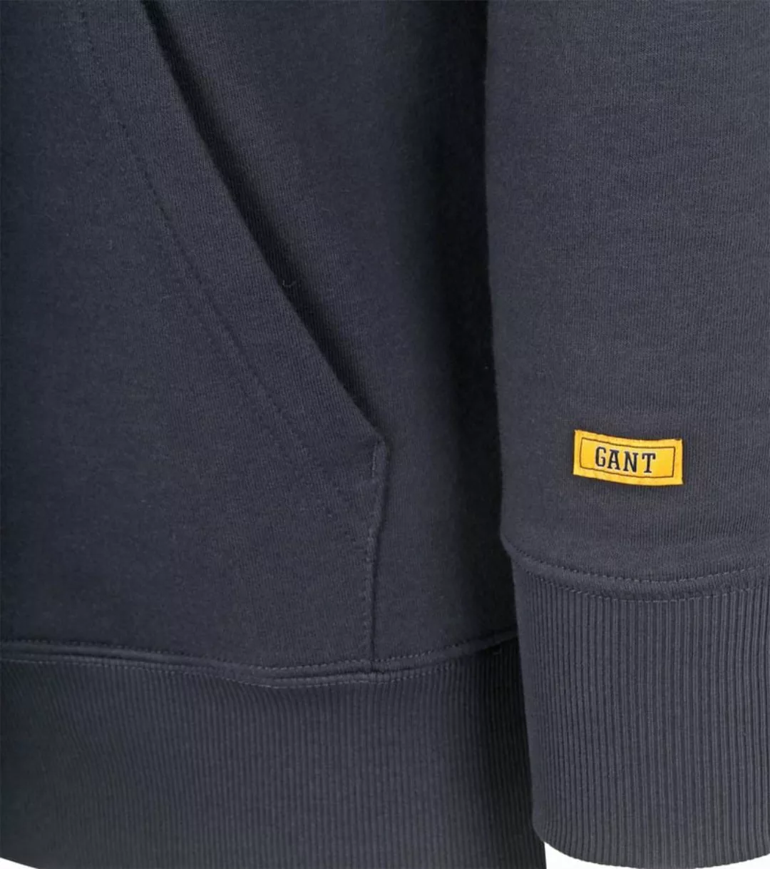 Gant Hoodie Graphic Logo Navy - Größe XXL günstig online kaufen