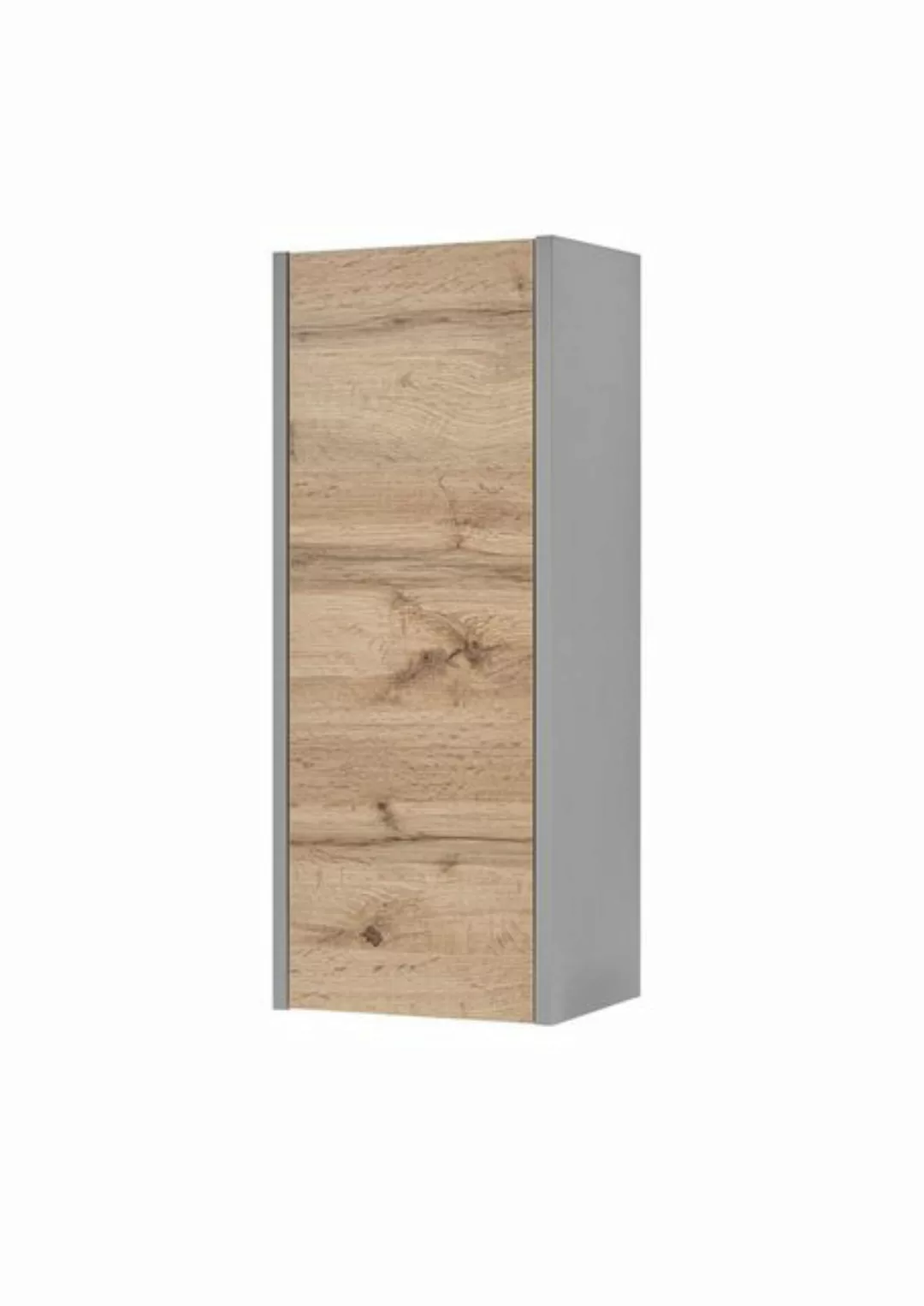 Badhängeschrank Box grau Wildeiche Nachbildung B/H/T: ca. 30x72x23 cm günstig online kaufen