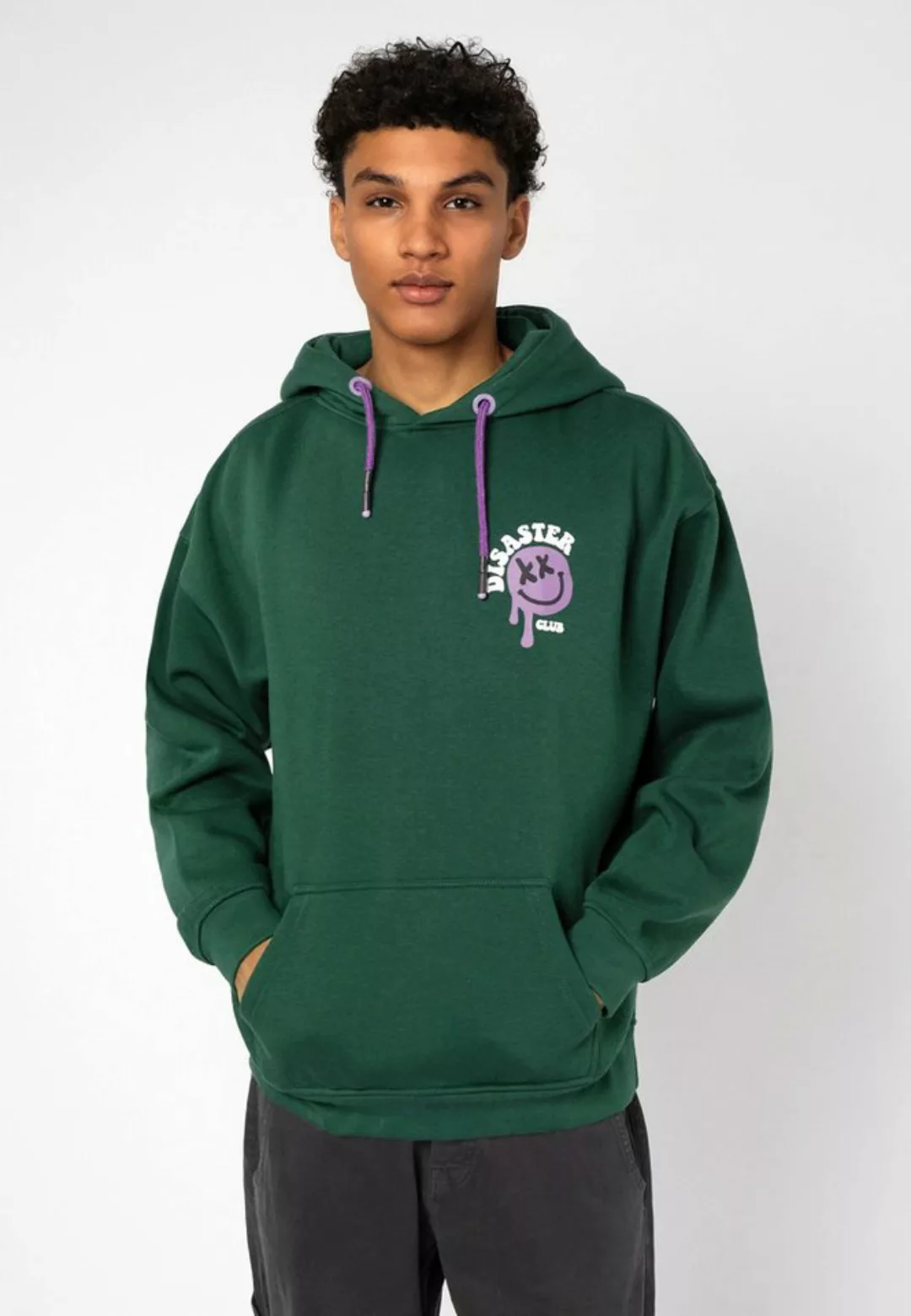 SUBLEVEL Hoodie Sweathoodie Cartoonprint günstig online kaufen