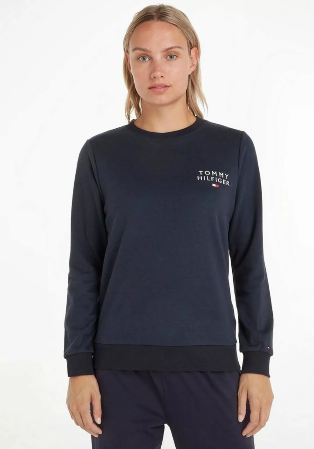 Tommy Hilfiger Underwear Rundhalspullover TRACK TOP mit Markenlabel günstig online kaufen