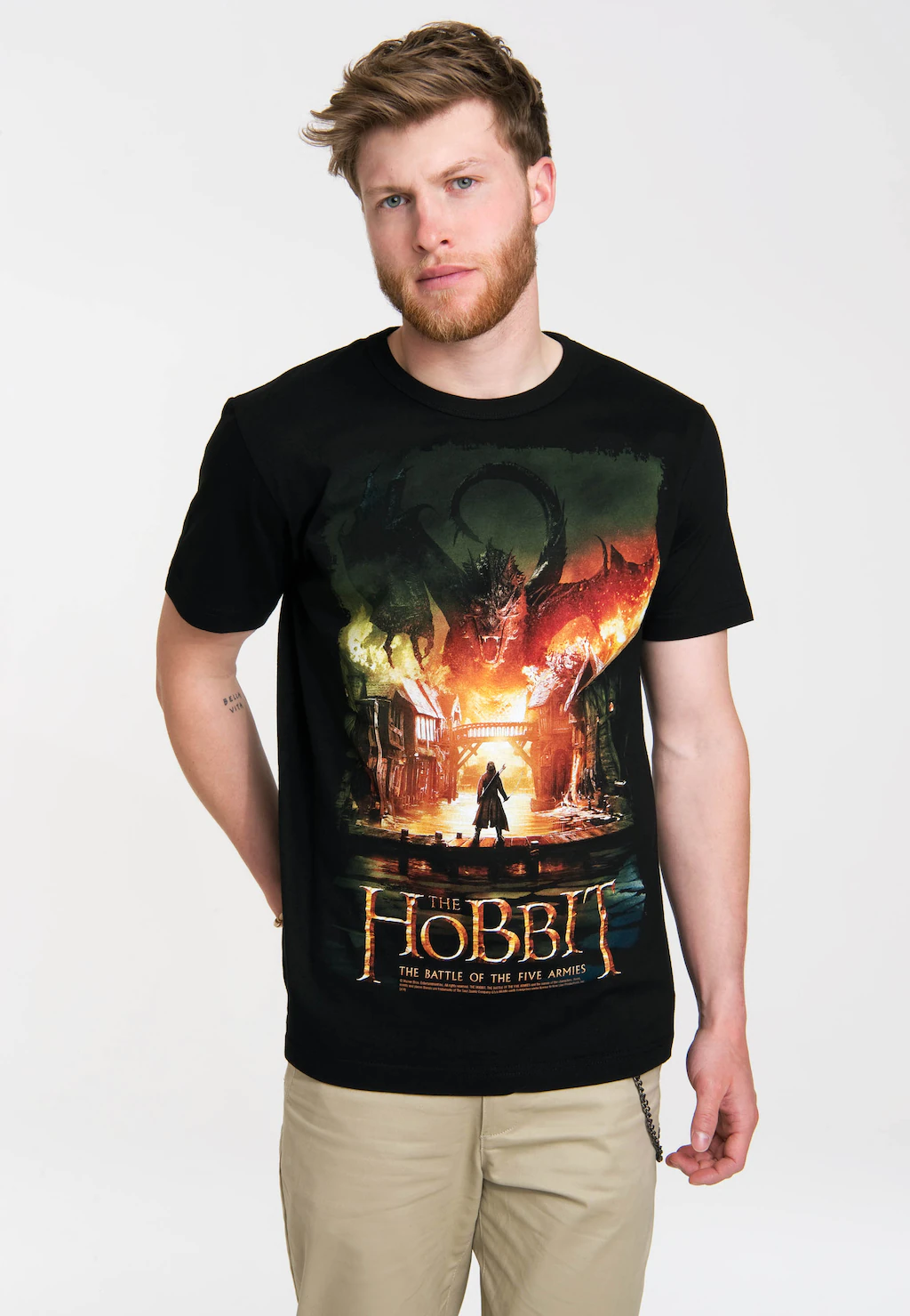 LOGOSHIRT T-Shirt "Der Hobbit: Die Schlacht der Fünf Heere", mit tollem Fil günstig online kaufen