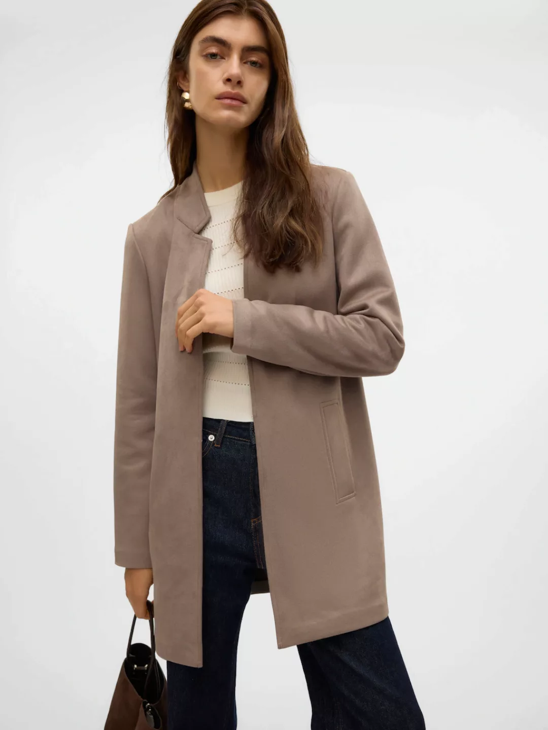 Vero Moda Langjacke "VMJOSEFREJA FAUXSUEDE JACKET BOO", ohne Kapuze günstig online kaufen