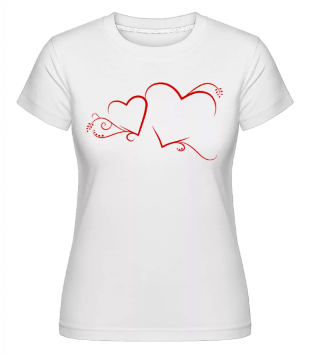 Herzen · Shirtinator Frauen T-Shirt günstig online kaufen