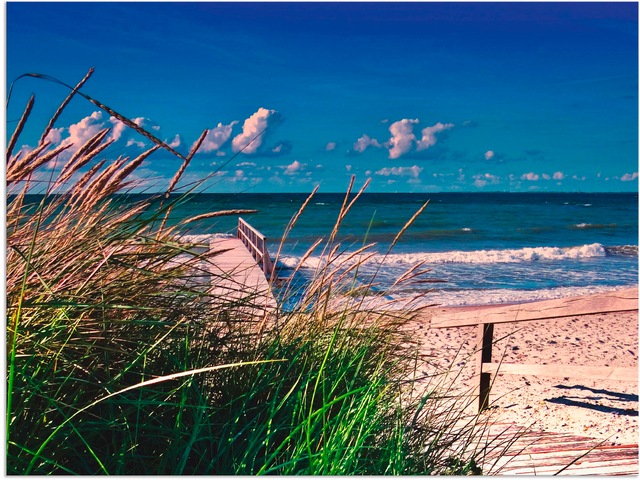 Artland Wandbild "Ostsee Impression Heiligenhafen", Strand, (1 St.), als Al günstig online kaufen