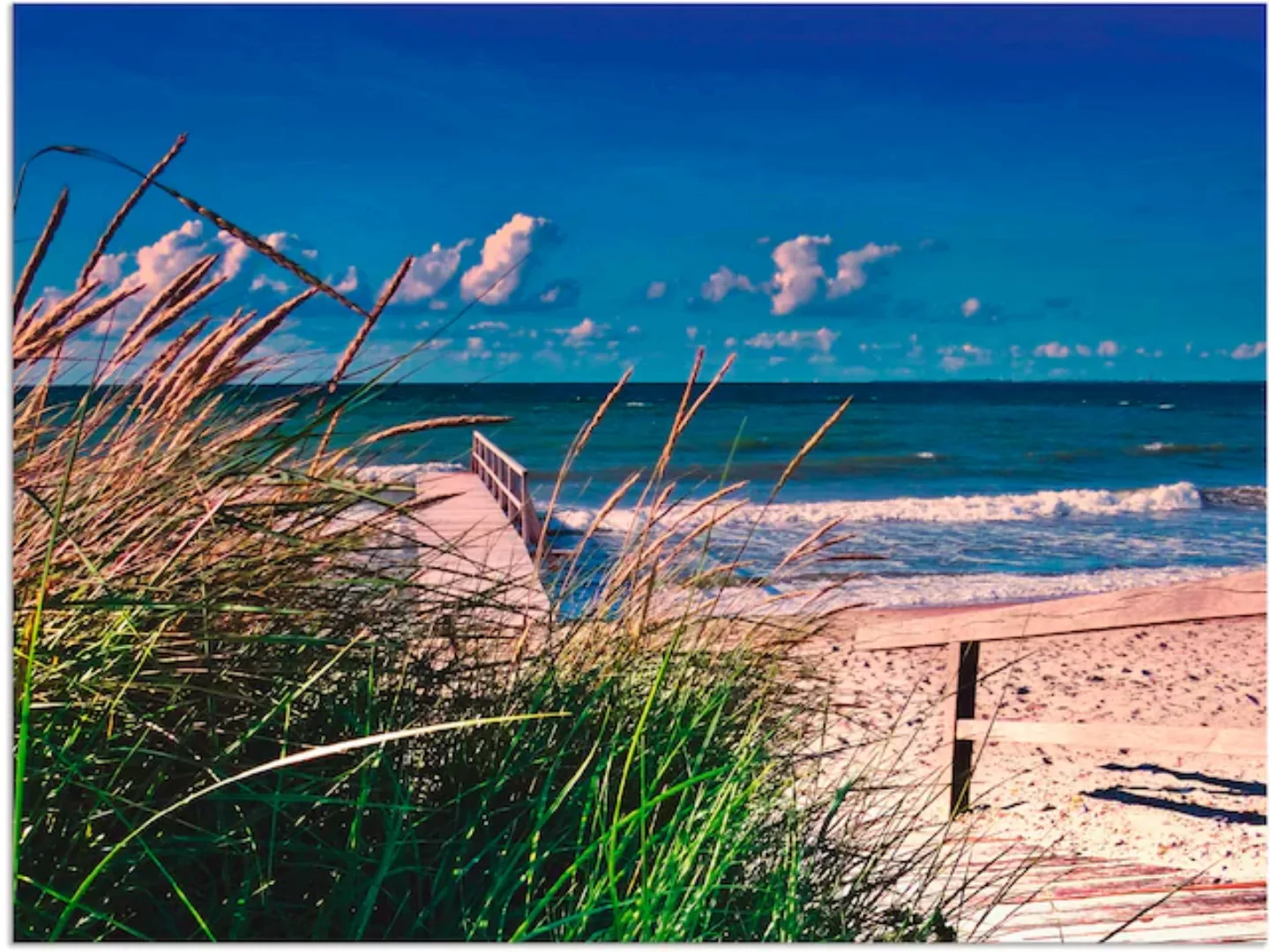 Artland Wandbild "Ostsee Impression Heiligenhafen", Strand, (1 St.), als Al günstig online kaufen