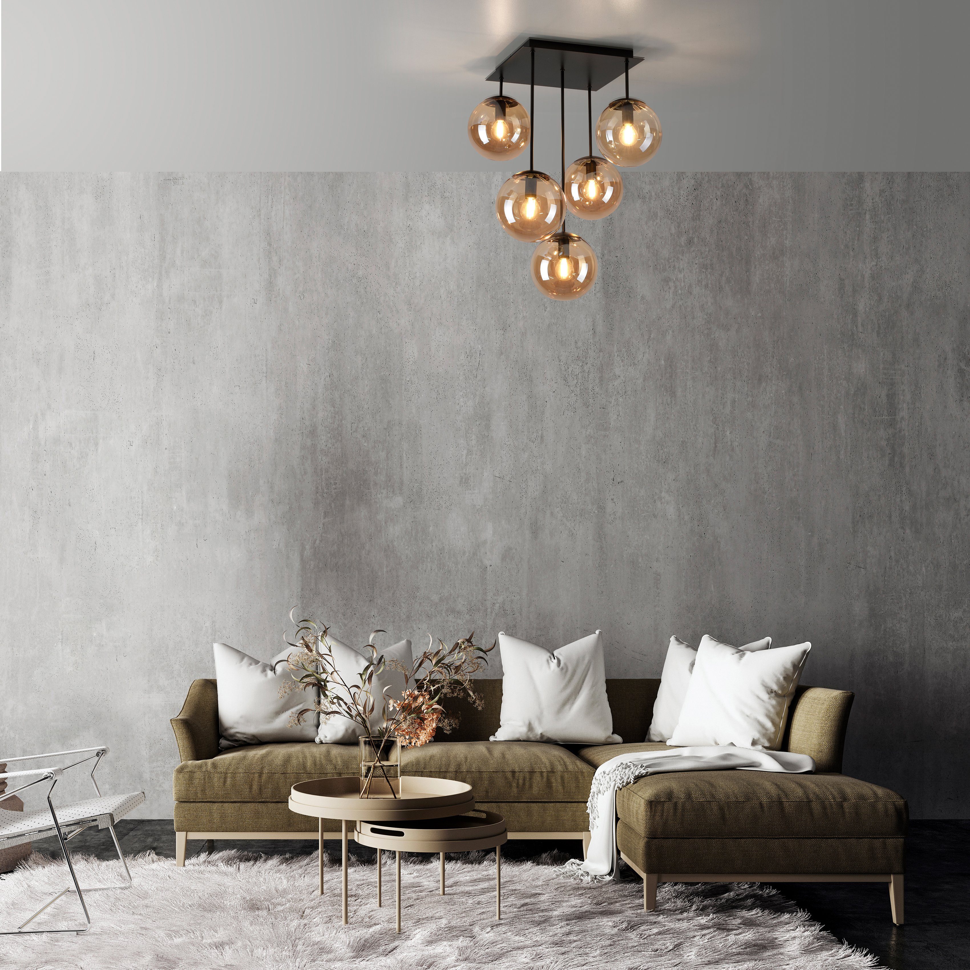 my home Deckenleuchte Nymölla, ohne Leuchtmittel, günstig online kaufen