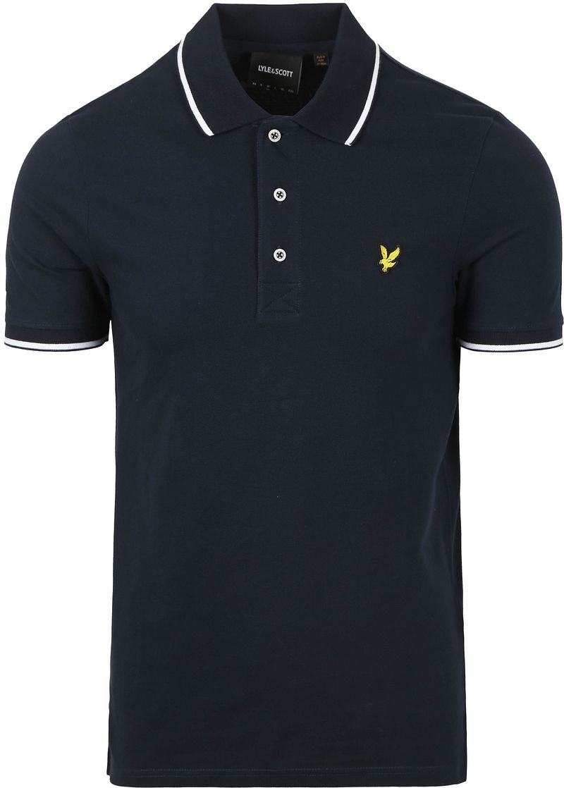 Lyle & Scott Poloshirt, Pique Baumwolle, Mit Kontrastdetails günstig online kaufen