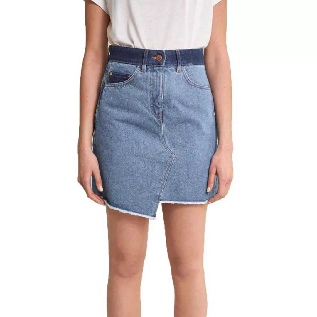 Salsa Jeans Push In Secret Glamour Contrast Denim Mini Rock 34 Blue günstig online kaufen