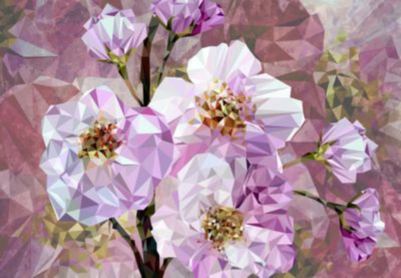 KOMAR Vlies Fototapete - Blooming Gems - Größe 368 x 248 cm mehrfarbig günstig online kaufen