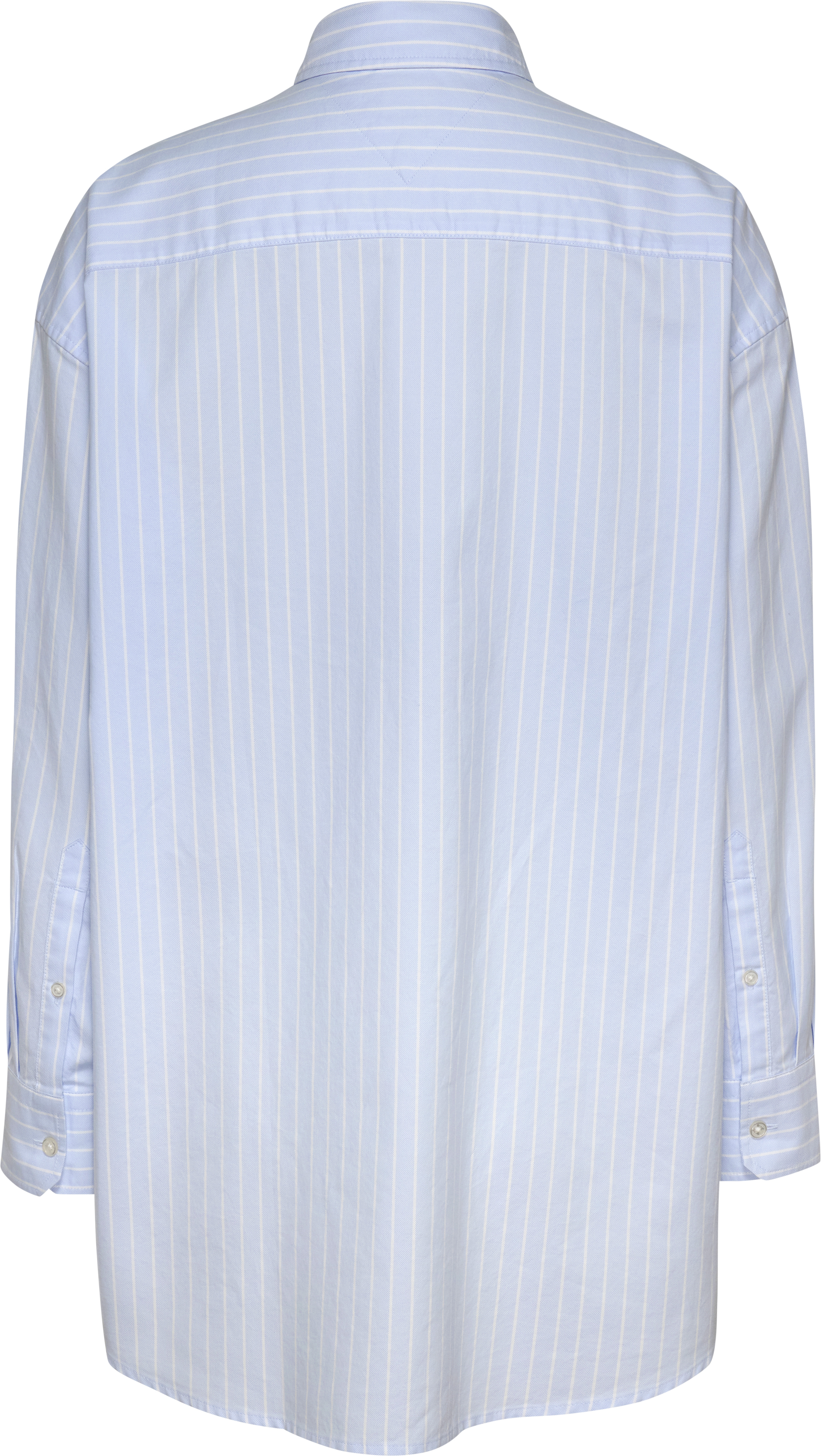 Tommy Jeans Hemdbluse "TJW OVS BADGE OXFORD SHIRT EXT", mit Streifenmuster, günstig online kaufen