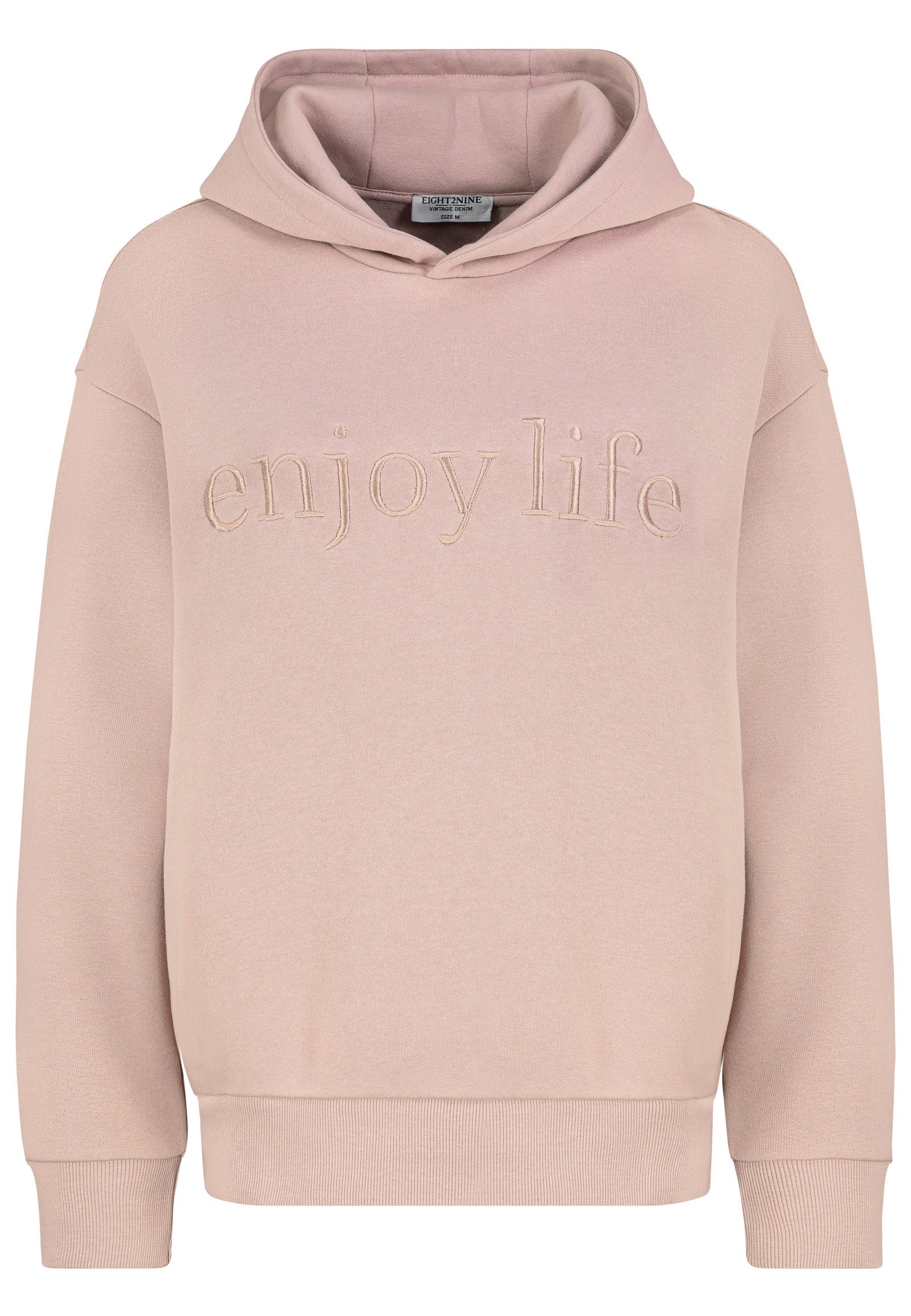 Eight2Nine Kapuzenpullover Damen Hoodie Kapuzenpullover Oversize günstig online kaufen