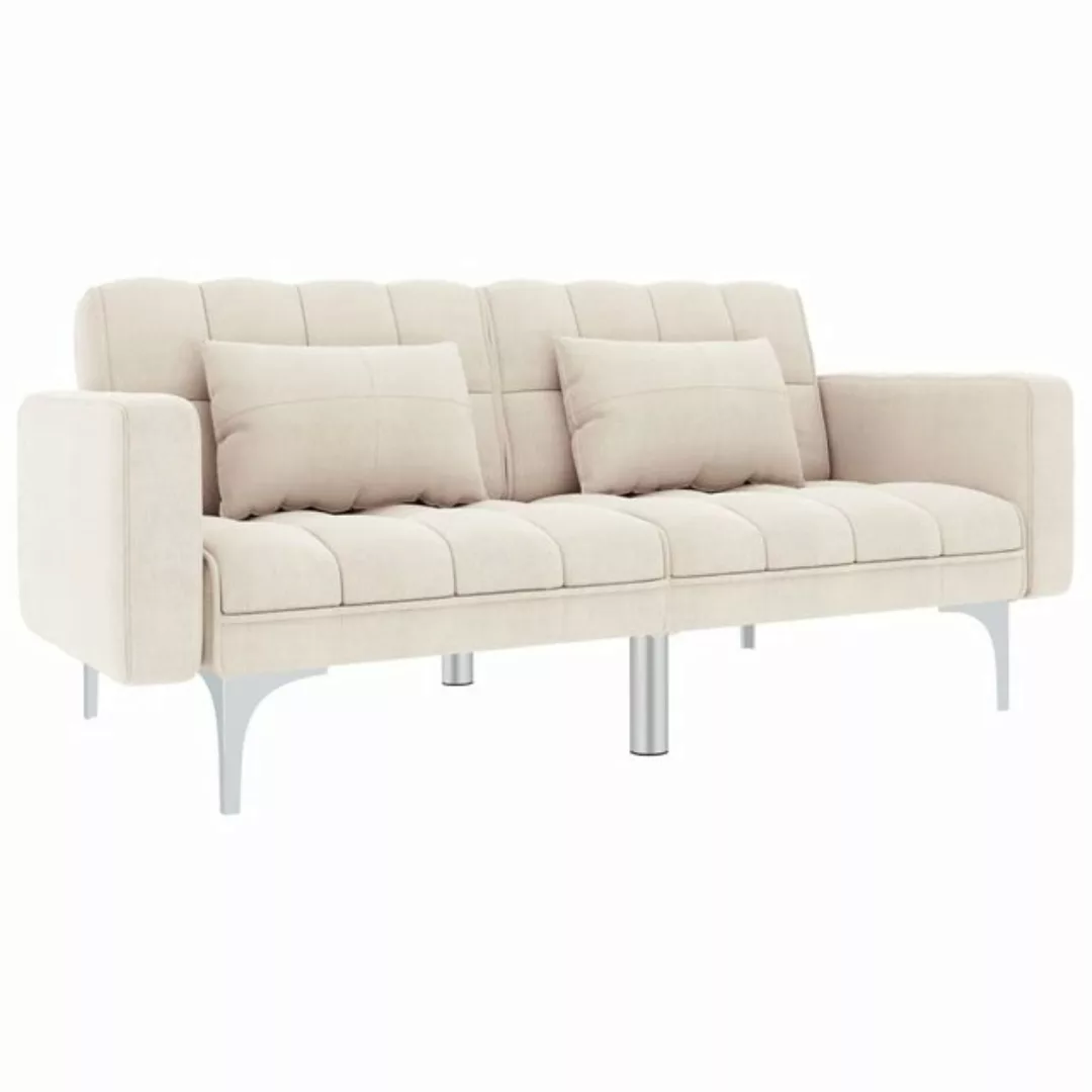 Schlafsofa Creme Stoff günstig online kaufen