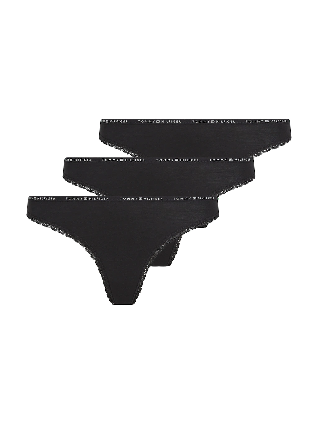 Tommy Hilfiger Underwear Tanga "3 PACK LACE THONG", (Packung, 3 St., 3er), günstig online kaufen