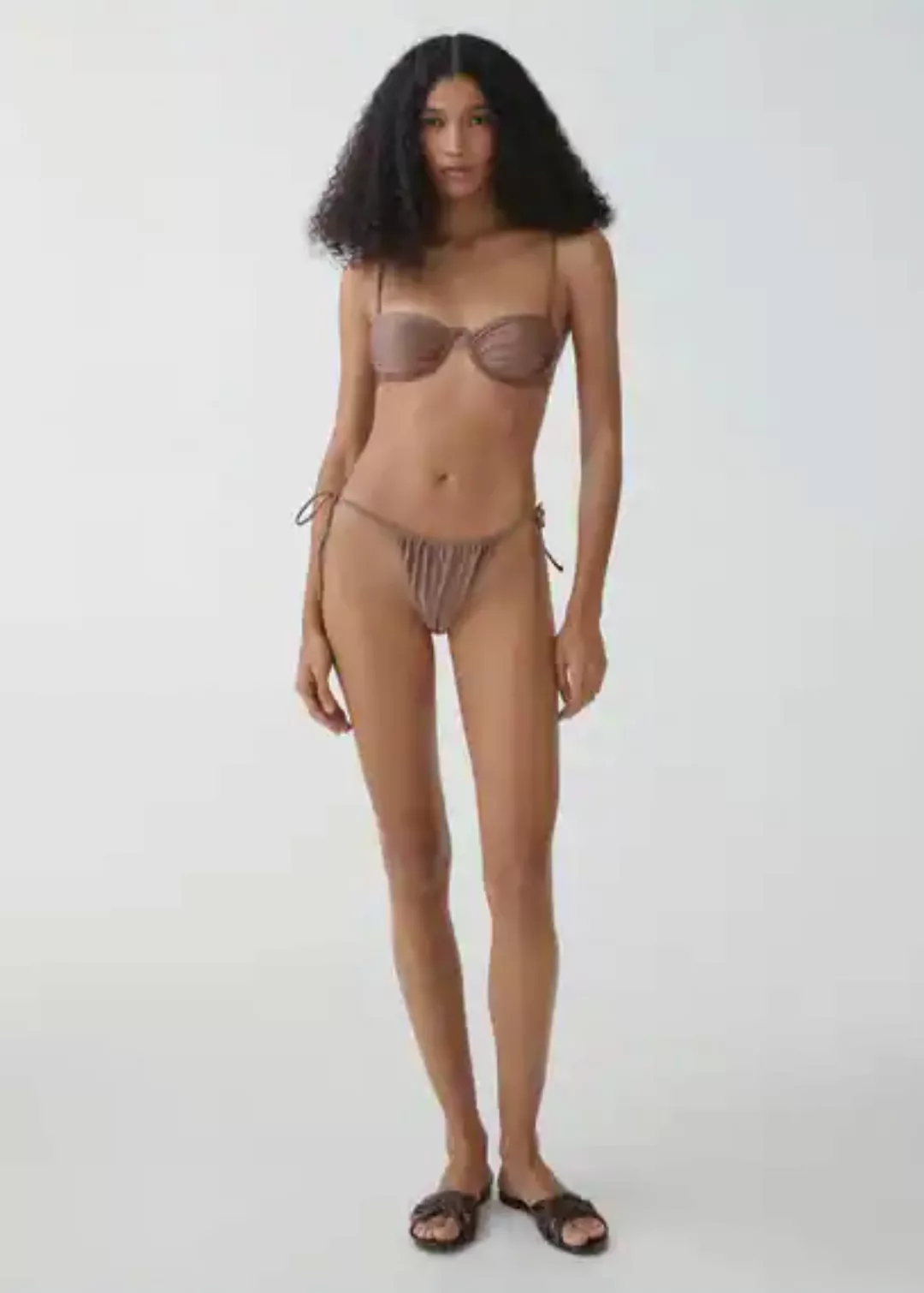Glänzendes Bikini-Top günstig online kaufen
