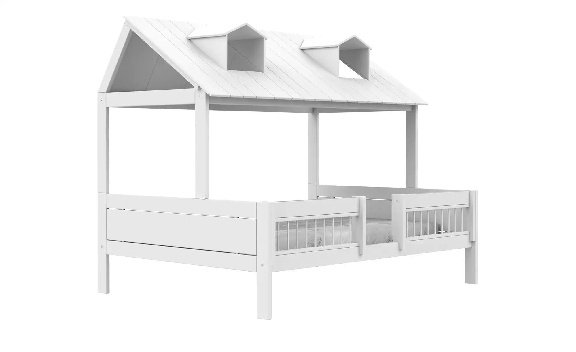 Lifetime Hausbett140cm  Beach House ¦ weiß ¦ Maße (cm): B: 211 H: 177 T: 10 günstig online kaufen