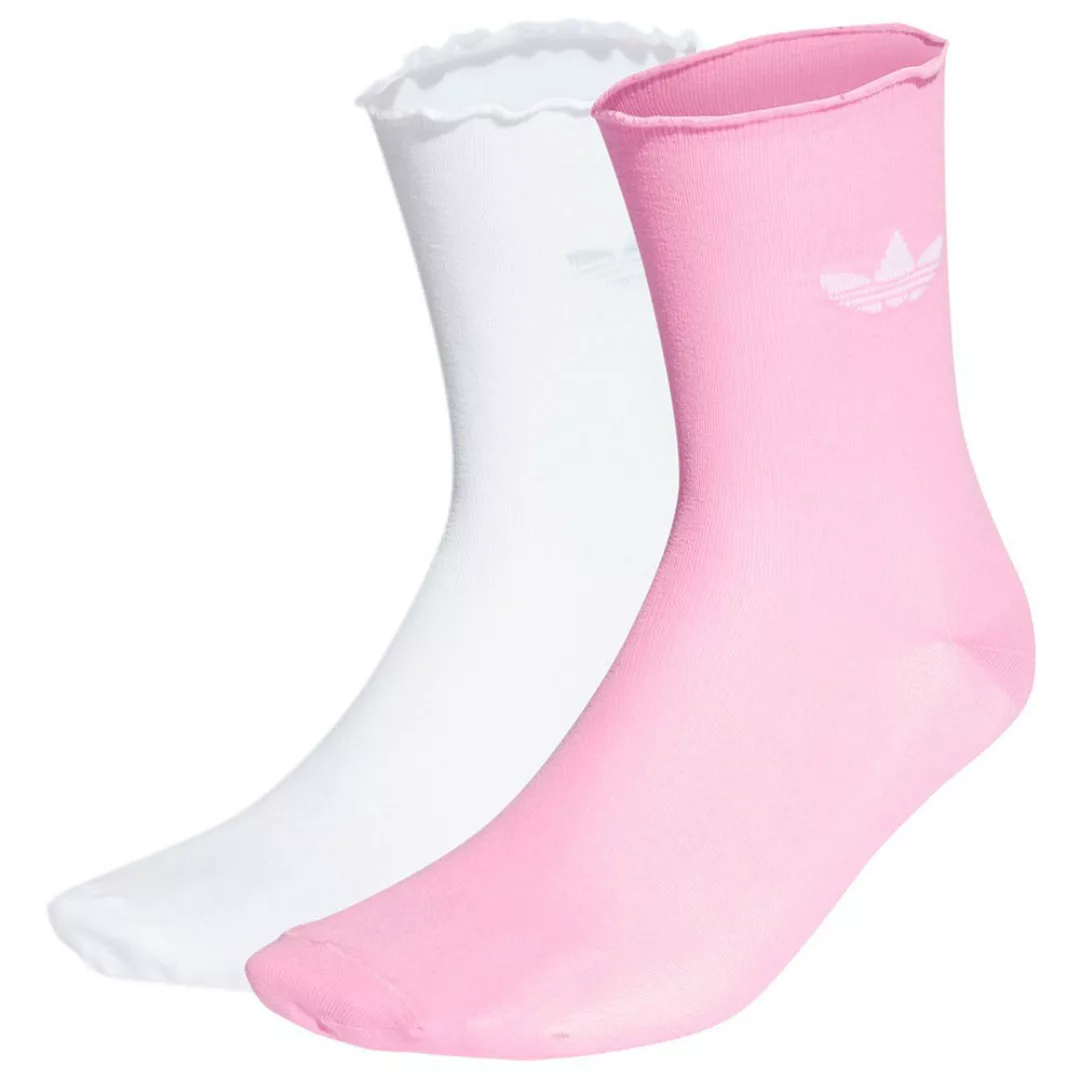 Adidas Originals 2 Paare Socken EU 40-42 White / Bliss Orchid günstig online kaufen