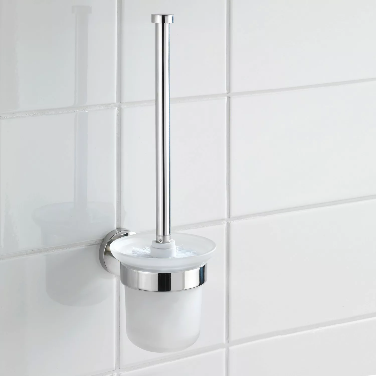 WENKO WC-Garnitur offen Bosio Edelstahl glänzend, rostfrei silber günstig online kaufen